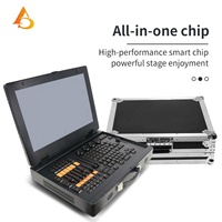 AICPOSE Горячий товар: DJ-контроллер Ma DMX с SSD 64 ГБ / 120 ГБ, алюминиевая консоль с кейсом для транспортировки для сцены и дискотек
