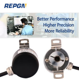 Repgn kp38 bộ mã hóa lỗ thẳng 8mm bộ mã hóa quay Quang Giá trục rỗng thang máy <span class=keywords><strong>4096</strong></span> xung 4096ppr - Product Image 2