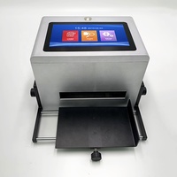 Imprimante jet d'encre industrielle haute résolution TIJ pour codes-barres et dates d'expiration, imprimante de bureau statique à écran tactile