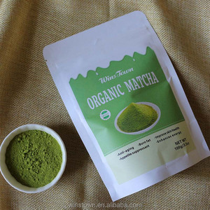 Thé vert matcha biologique en sachet, marque privée, fabricant de poudre 100%, thé minceur matcha, thé matcha chinois - Product Image 6