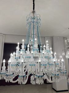 Ecojas โคมไฟระย้าคริสตัลขนาดใหญ่หรูหราสำหรับร้านอาหาร, โคมไฟระย้าหรูหราสไตล์ยุโรป - Product Image 3