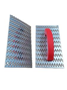 Outil de Construction à <span class=keywords><strong>gratter</strong></span>, flotteur en béton, truelle à pointes en acier, truelle en acier avec poignée en plastique - Product Image 3