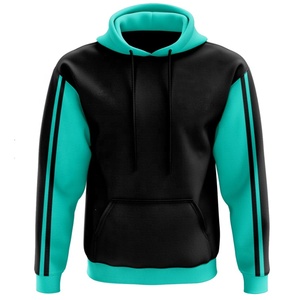 High Quality Wholesale Luxury Heavyweight Blank Hoodie Custom Embroidery logo Black Oversized Hoodie Men - Product Image 2