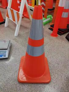 Cône de signalisation routière flexible en PVC, modèle 70, le plus vendu, pour la sécurité - Product Image 4