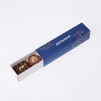 Boîte en papier brun écologique de luxe légère et personnalisée pour desserts, emballage de brownies, boîte coulissante en papier pour aliments