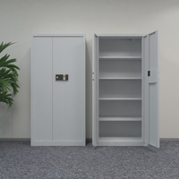 Armoire de classement en acier sécurisée avec empreinte digitale et mot de passe, 2 tiroirs, serrure à code, design moderne pour usage de bureau Dingshengnuo