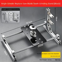 Support de conversion réglable pour meuleuse d'angle en meuleuse d'établi, en acier inoxydable 304, support universel pour machine de découpe