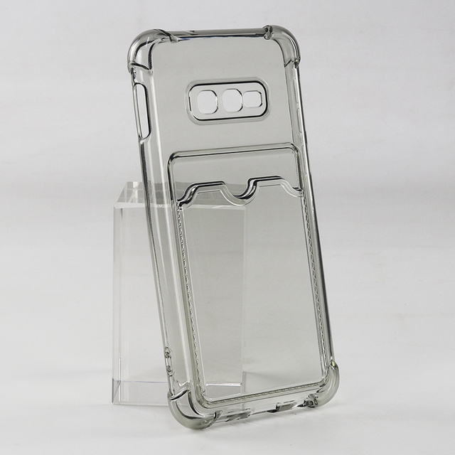 Shockproof Wallet Silicone Case for Samsung Galaxy S10e/ S10+/S20/S20 FE,Soft TPU Back Cover for S21/S21+/S21 FE