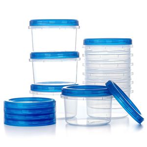 16 oz Soup <b>Storage</b> <b>Containers</b> with Lids Reusable Freezer <b>Containers</b> for Food with Screw on Lids No BPA Free - Product Image 5
