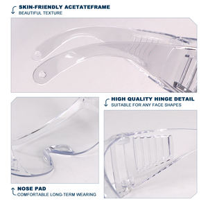 نظارات السلامة أنسي Z87.1 كبير الحجم درع Fitover البلاستيك الكمبيوتر في الهواء الطلق حماية العين مكافحة الضباب نظارات السلامة - Product Image 4