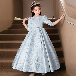 Bella ragazza Principi a-line Party lungo Performance abito <span class=keywords><strong>da</strong></span> <span class=keywords><strong>sera</strong></span> ragazza pianoforte Host violino abito - Product Image 5