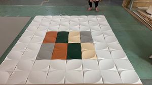 Algemene Decoratie Waterdicht Vuurvast Behang 3d Driedimensionale Decoratie Kunst Wandpaneel - Product Image 4