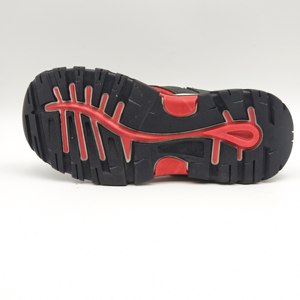 Sandales d'été noires et rouges à bout fermé pour garçons - Chaussures de randonnée pour enfants en maille respirante avec semelle EVA antidérapante et imperméable - Product Image 4