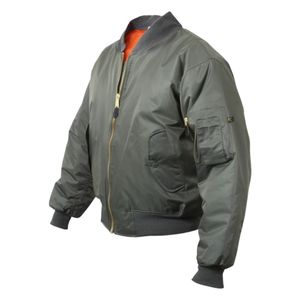 Blouson aviateur décontracté MA-1 imperméable personnalisé pour <span class=keywords><strong>homme</strong></span> – Coupe-vent d'hiver avec fermeture éclair - Product Image 2