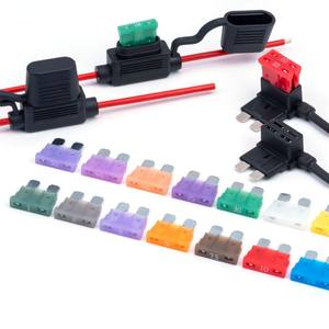 ฟิวส์ใบมีดรถยนต์ได้รับการรับรองมาตรฐาน UL ขนาดกลาง 32V 48V 58V ทนไฟฟ้าแรงสูง ราคาขายส่ง - Product Image 1