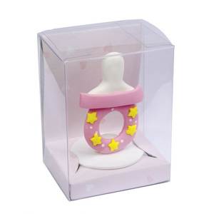 Light Blue Silicone Pacifier Holder Clip BPA-Free Fruit <b>Baby</b> <b>Teether</b> for 0-12 Months - Product Image 2