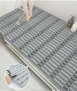 Striped PVC 24x19 Inches Antiskid Shower Bath <strong>Mat</strong> Rectangular Shower <strong>Mat</strong> <strong>Non</strong> <strong>Slip</strong> for Bathroom, Anti Skid <strong>Bathtub</strong> <strong>Mat</strong> - Product Image 4