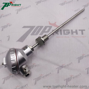 . Ptt1000 الحرارية ptcouple غير القابل للصدأ غمد المعدنية معزول استشعار درجة الحرارة الحرارية - Product Image 3