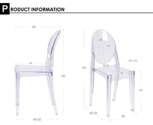 Wholesale Special Modern Design Nordic Ghost Acrylic <strong>Chair</strong> PC Clear Transparent Event Plastic <strong>Chairs</strong> - Product Image 6