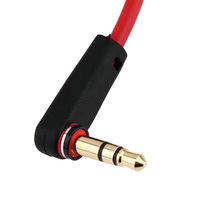 Câble audio 3.5mm/cordon L/angle droit pour casque Beats by Dr Dre Remplacement auxiliaire