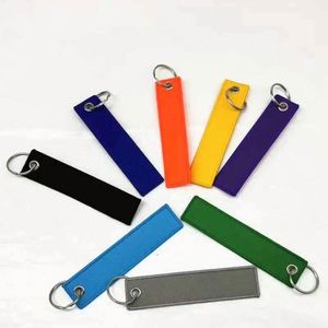 Llavero Mosquetón Clásico Ecológico de Alta Calidad, Personalizado al por Mayor con Logotipo Bordado, Nombre y Parches, Colgante para Llaves de Poliéster y Zinc - Product Image 3