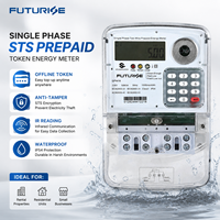 Meter Listrik Prabayar STS Satu Fasa dengan Keypad dan Komunikasi Nirkabel RF/LoRa, Kompatibel dengan Sistem Vending AMR AMI