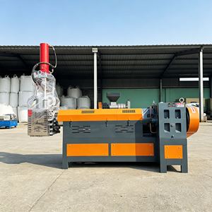 No <b>Bubble</b> Plastic Filler Auto Single Screw Extruder Horizontal Color Blender Foam Lump Shredding Maker Supplier <b>Floating</b> Melt - Product Image 2