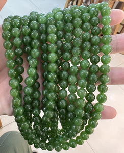 Cuentas Redondas de <span class=keywords><strong>Jaspe</strong></span> <span class=keywords><strong>Verde</strong></span> Nefrita Natural al por Mayor de 6mm, 8mm, 10mm, 12mm, Accesorios para la Fabricación de Joyas DIY - Product Image 6