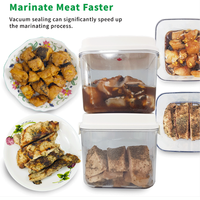 Thankhot Boîte en plastique classique sans BPA pour le stockage des aliments Boîte sous vide de plusieurs tailles Conteneur alimentaire avec logo personnalisé