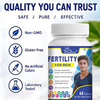Multivitamines quotidiennes pour hommes OEM/ODM avec zinc, vitamine D et sélénium - Favorise le bien-être général et la défense antioxydante - 60 comprimés