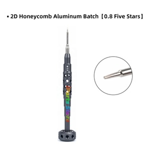 Juego de Destornilladores de Aluminio con Diseño de Panal de Abeja 2D IPARTS, Herramientas de Reparación de Teléfonos <span class=keywords><strong>Celulares</strong></span> Android con Dientes Antideslizantes y Fuerte Adsorción Magnética - Product Image 5