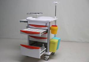 <span class=keywords><strong>Chariot</strong></span> d'infusion d'urgence multifonctionnel pour hôpital, <span class=keywords><strong>chariot</strong></span> mobile d'inspection pour infirmières, <span class=keywords><strong>chariot</strong></span> médical pour soins infirmiers, en tôle fabriquée - Product Image 6
