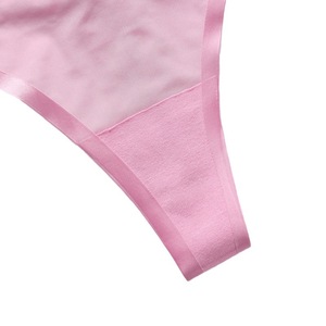 Ensemble de lingerie sexy style européen et américain : soutien-gorge sans armatures respirant et sans coutures avec bretelles réglables, en nylon tricoté - Product Image 6