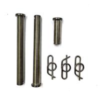 Nouveau kit de fixation Foracing 3/8" en titane et acier inoxydable - Goupilles de fixation/Clips de retenue pour voitures de course Sprint