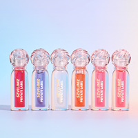 Lip Gloss Cair Pewarna Bibir Alami Vegan Tahan Lama Melembapkan Menghidrasi Label Pribadi Khusus Berkilau Tinggi dengan Vitamin E