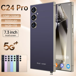 هاتف ذكي أصلي جديد S25 S24 Ultra 5G C24 Pro Deca Core 16GB RAM + 1 pu ROM معالج MTK بطاقة Sim مزدوجة شاشة عالية الدقة - Product Image 4