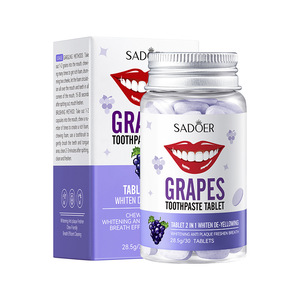 <span class=keywords><strong>Dentifrice</strong></span> Solide en Comprimés Soin Buccal Écologique Sans Fluor Blanchissant Comprimés Dentifrices Masticables - Product Image 4