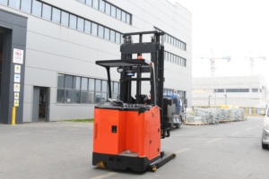 1.6吨举高10m三向电动托盘堆高车 窄巷三向VNA电动叉车 适用于仓储仓库 - Product Image 4
