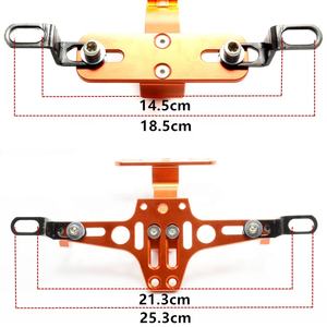 2022 nuovo produttore personalizzato supporto per telaio targa a Led in alluminio per moto a buon mercato - Product Image 5