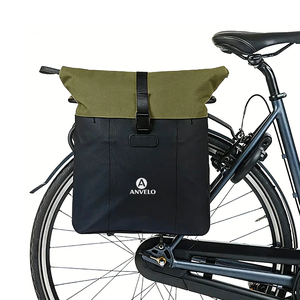 Sacoche de vélo imperméable en PET recyclé avec compartiment pour ordinateur portable, crochets <span class=keywords><strong>MIK</strong></span>, capacité 15-20L - Product Image 1