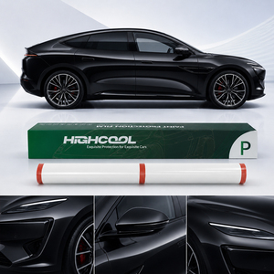 HIGHCOOL Film de protection de peinture auto-réparateur transparent brillant, résistant à l'abrasion et à la décoloration, en TPU hydrophobe pour covering automobile - Product Image 1