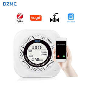 Thông minh không dây GAS Detector với từ xa App cảnh báo, 4-in1 co Temp độ ẩm Monitor cho nhà bếp RV - Product Image 1