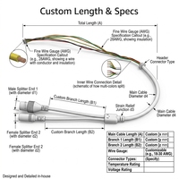 موصل RJ45 مقاوم للماء IP67 بـ 10 أسنان و28 سلكًا معزولًا بالـ PVC مع غلاف ألومنيوم لتوصيل كاميرات المراقبة IP بالجملة حسب الطلب باللون الأبيض