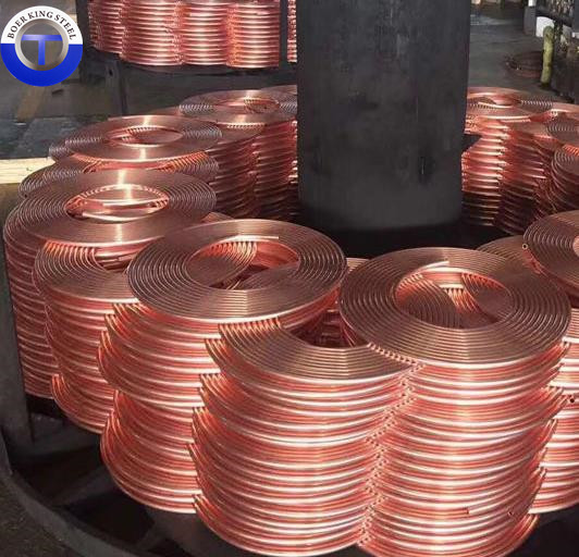 JIS H C1100 C1220 1/4 ''5/16'' 3/8 ''1/2'' медная трубчатая катушка для оладий для охлаждения кондиционера