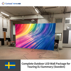 Écran vidéo LED d'extérieur Canbest Rx P3.9 3.91 mm 5000x3000 mm (16.4x9.8 pieds) pour location, idéal pour les DJ en tournée en Suède - Product Image 3