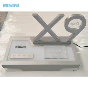 Benutzer definierte tragbare Acryl Handy & <span class=keywords><strong>Computer</strong></span> LED-Licht <span class=keywords><strong>Display</strong></span> Stand für Einzelhandel geschäfte mit benutzer definierten Farbe & Logo - Product Image 5