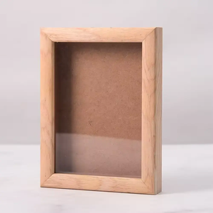 Thủ Công Rắn Bằng Gỗ Bóng Sâu Hộp Khung Tùy Chỉnh Kích Thước 4x6 5x7 6x8 Gỗ Khung Vuông Bóng Sâu Hộp - Product Image 2