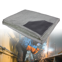 Couverture de protection souple pour soudage, ignifuge, en fibre de verre haute température, pour la protection contre les étincelles
