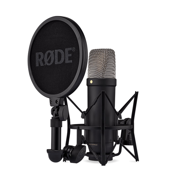 Rode NT1 5th Large Shock Film Heart Shaped Condenser Microphone HF6 1 Inch Gold Recording Studio Condenser Microphone