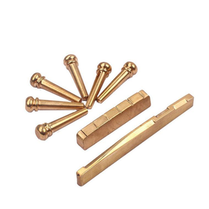 Prix d'usine, vente en gros, <span class=keywords><strong>guitare</strong></span> <span class=keywords><strong>acoustique</strong></span>, pont en laiton, selle, écrou et broches, pièces de rechange pour <span class=keywords><strong>guitare</strong></span> <span class=keywords><strong>acoustique</strong></span> - Product Image 4